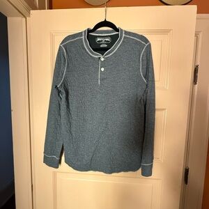 American Eagle Outfitters Blue Long Sleeve Tee
